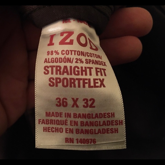 Izod Sportflex Pants Men’s 36x32 - Picture 2 of 4